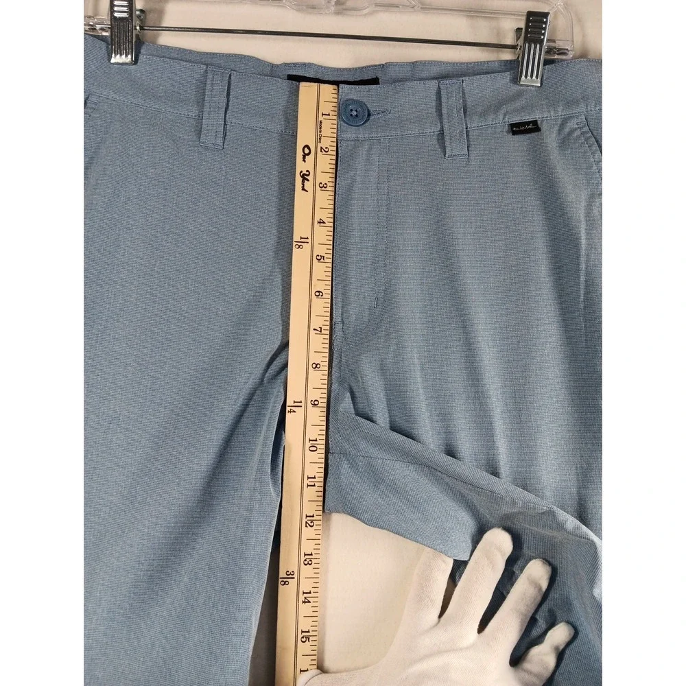 Travis Mathew Mens 32x9 Shorts Performance‎ Golf Chino Stretch Blue